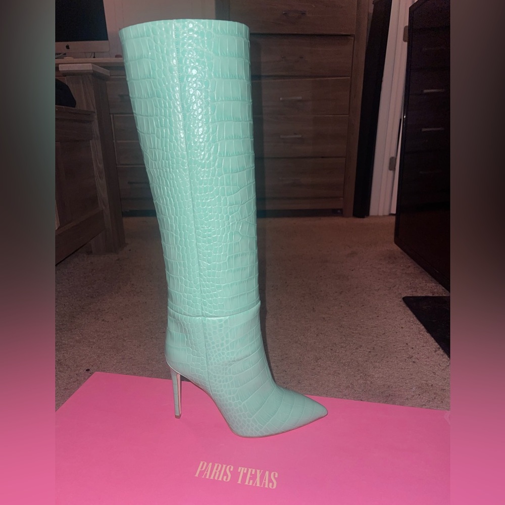 Paris Texas Wasabi (Mint) Croc Boots